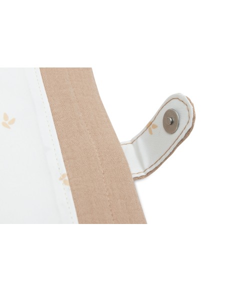 Protège-carnet de santé Gaze de Coton Biscuit