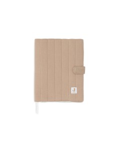 Protège-carnet de santé Gaze de Coton Biscuit