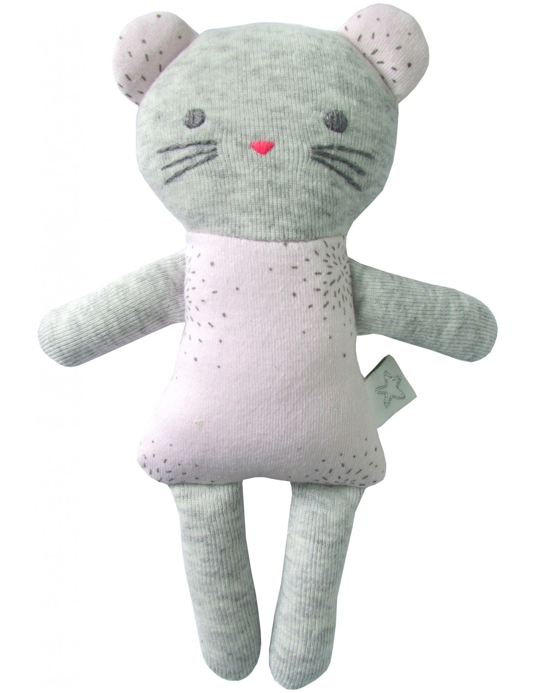 peluche chat rose