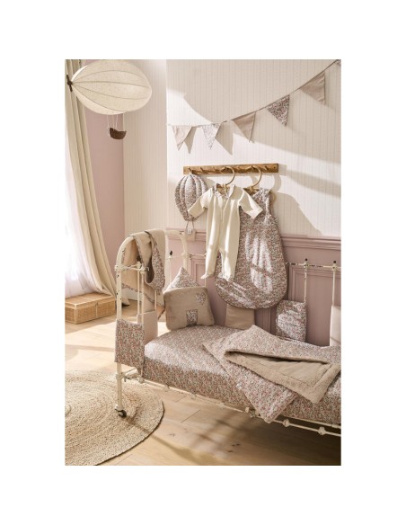 Pyjama avec pieds Velours Beige Afternoon Tea