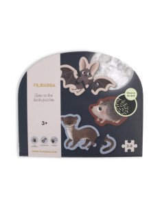 Boîte de 7 Puzzles Filibabba Animaux de la Forêt...