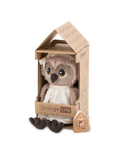 Peluche Chouette Sonya en Robe - Orange Toys