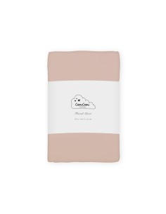 Drap housse coton biologique Dusty Rose 60x120cm