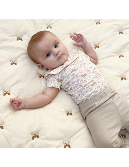 Body à manches Courtes en coton biologique Augusta