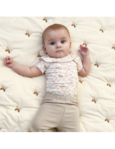 Body à manches Courtes en coton biologique Augusta