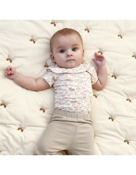 Body à manches Courtes en coton biologique Augusta