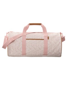 Sac weekend Rose poudré imprimé Garden Flower 2