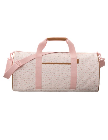 Sac weekend Rose poudré imprimé Garden Flower