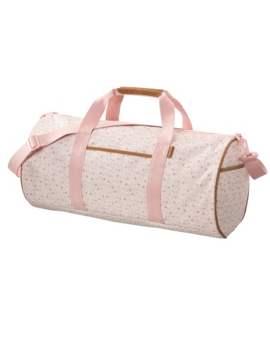 Sac weekend Rose poudré imprimé Garden Flower