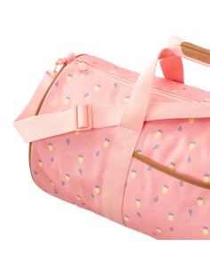 Sac weekend Rose poudré imprimé Summer Fruit 2