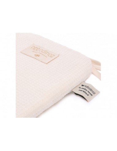 Tour de lit écru Naturel en nid d'abeille