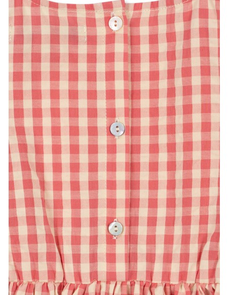 Robe d'été Kim Frill Flamingo Check