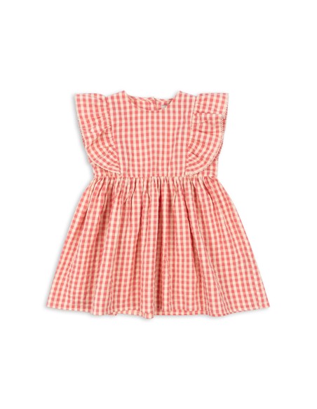 Robe d'été Kim Frill Flamingo Check