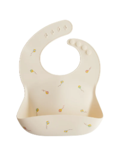 Bavoir souple en silicone Mushie Cerfs Volants