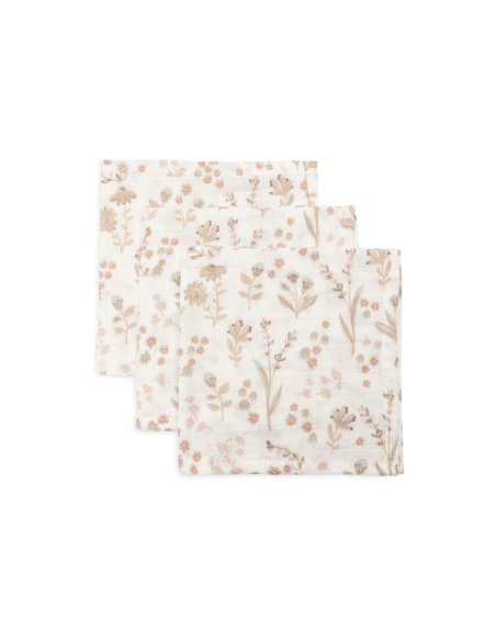 Lot de 3 mini langes Bloomy