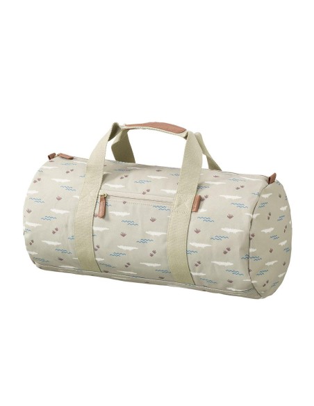 Sac weekend Vert imprimé Crocodile