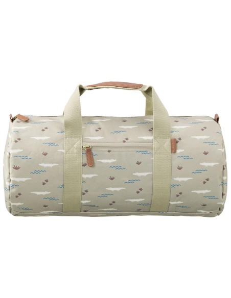 Sac weekend Vert imprimé Crocodile