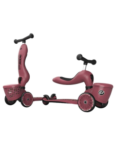 Porteur 2 en 1 évolutif en trottinette 1 à 5 ans Beige...