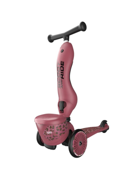 Porteur 2 en 1 évolutif en trottinette 1 à 5 ans Beige Wildcat avec rangement