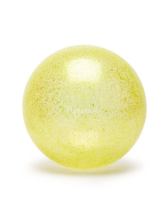 Ballon Pailleté Bulles Jaunes Mouton 10 cm - Ratatam 2