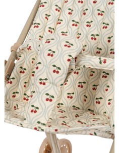 Poussette pour poupée Konges Slojd - Cherry Motif 2