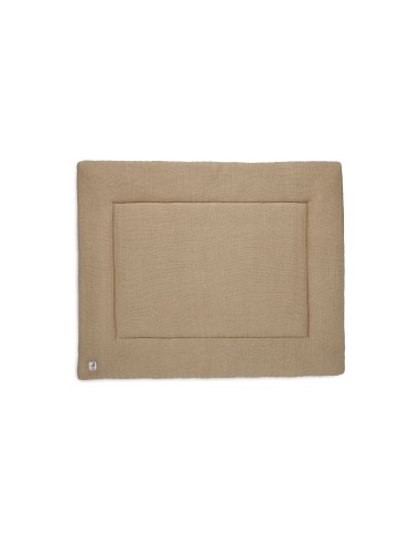 Tapis de jeu Biscuit Pure en tricot et coton Marron