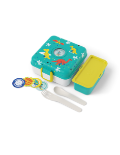 Boîte à Goûter Boîte à Sandwich Snacky Dino Verte