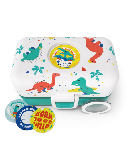 Boîte à Goûter MB Trésor MonBento Bleu Dino