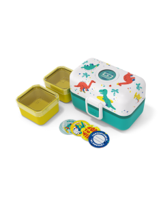 Boîte à Goûter MB Trésor MonBento Bleu Dino