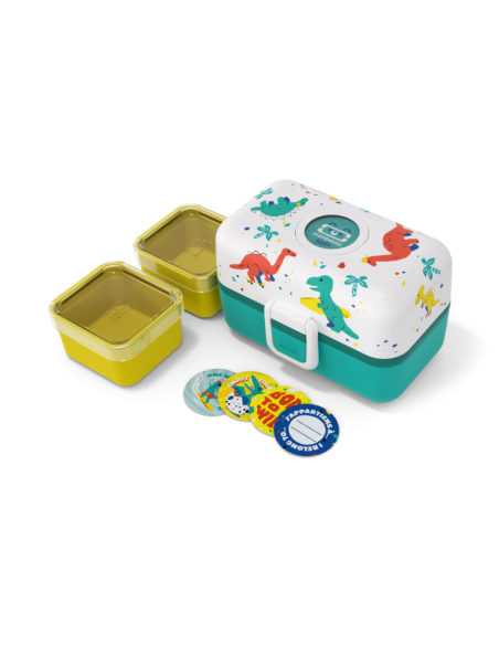 Boîte à Goûter MB Trésor MonBento Bleu Dino