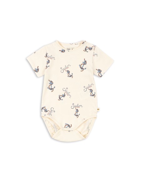 Body à manches Courtes en coton biologique Rock My Boat