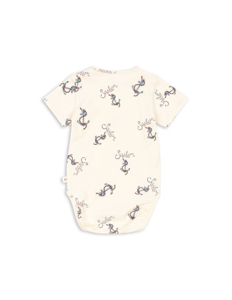 Body à manches Courtes en coton biologique Rock My Boat