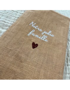 Protège Livret de Famille - Lin Camel - Notre Jolie Famille 2