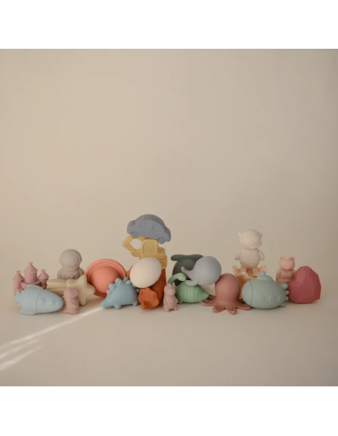 Set de jouets de bain Dinos Mushie