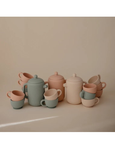 Set de thé en silicone pour enfants Mushie...