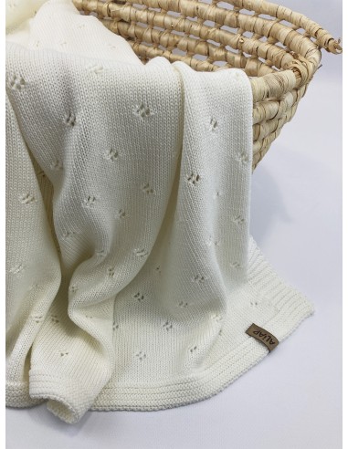 Couverture pour bébé en Laine de Mérinos 75 x...