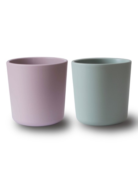 Lot de 2 Gobelets Mushie Lila et Sauge