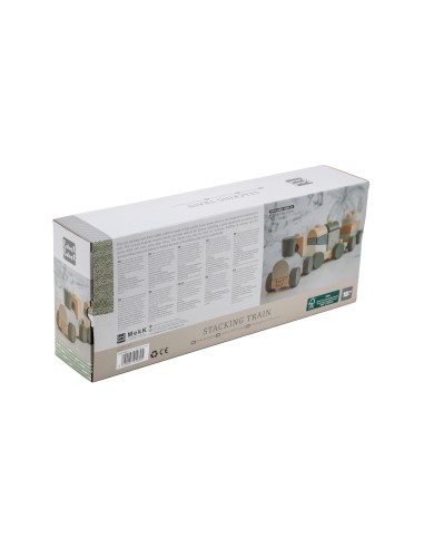 Train en Bois Empilable Olive - Label Label