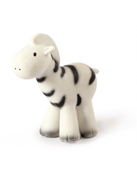 Jouet de dentition et jouet de bain Zèbre caoutchouc naturel