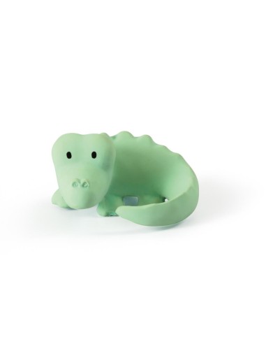 Jouet de dentition et jouet de bain Crocodile caoutchouc naturel