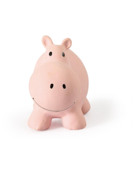 Jouet de dentition et jouet de bain Hippopotame caoutchouc naturel