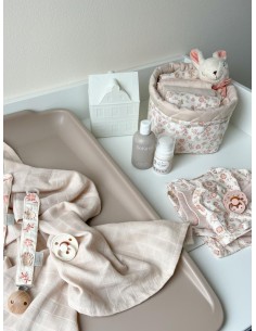 Lot de 3 Langes assortis Augusta, Almond et Blush 2