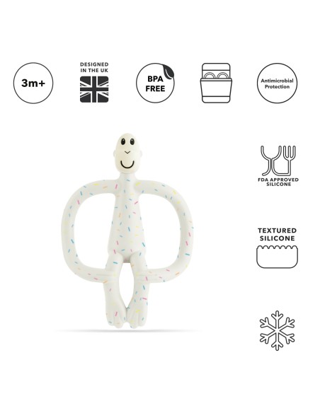 Jouet de dentition Bonhomme Confetti Matchstick Monkey