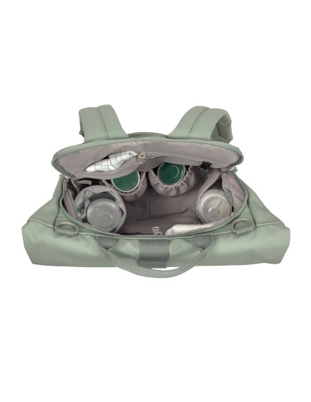 Sac à Dos à Langer Rolltop Up Vert d'Eau