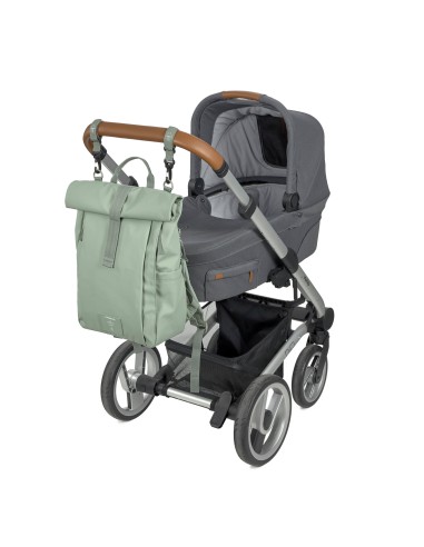 Sac à Dos à Langer Rolltop Up Vert d'Eau