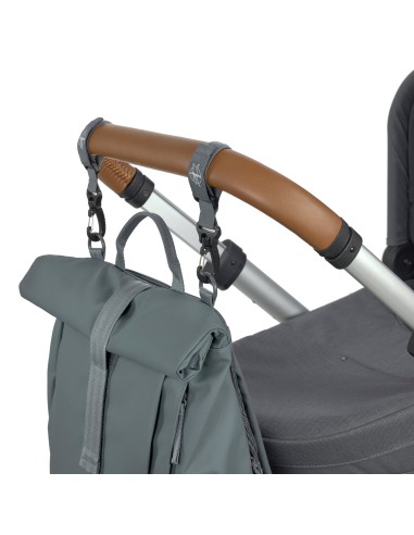 Sac à Dos à Langer Rolltop Up Gris Bleu Anthra