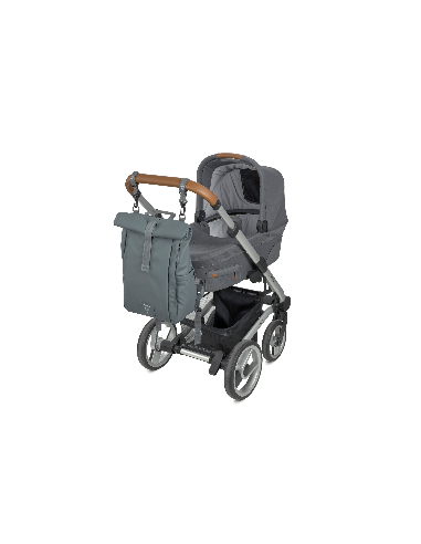 Sac à Dos à Langer Rolltop Up Gris Bleu Anthra