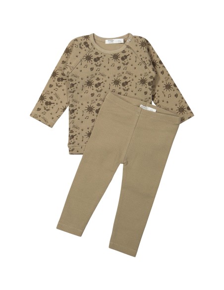 Pyjama 2 pièces en coton biologique Hazel Guitar