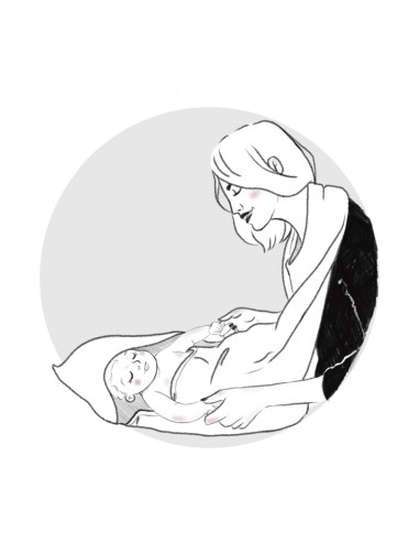 Cape de Bain Tablier Vert Fougère