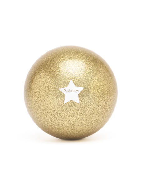 Ballon Pailleté Doré Mouton 10 cm - Ratatam